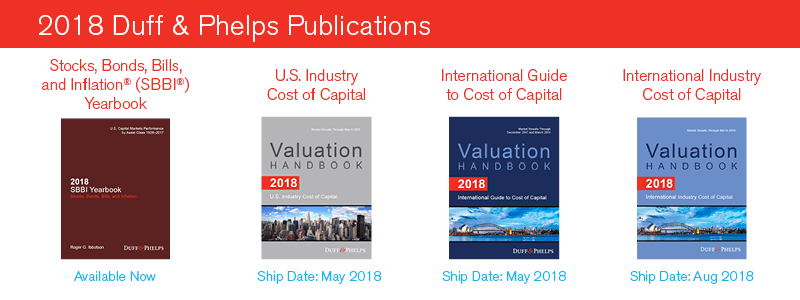 Valuation Insights Second Quarter 2018 - Valuation Handbook Publications