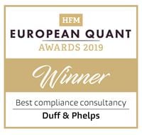 Duff & Phelps Named ‘Best Compliance Consultancy’ at HFM European Quant Awards